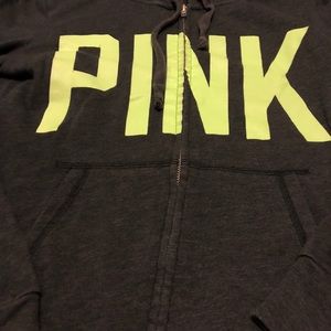 PINK zip up hoodie